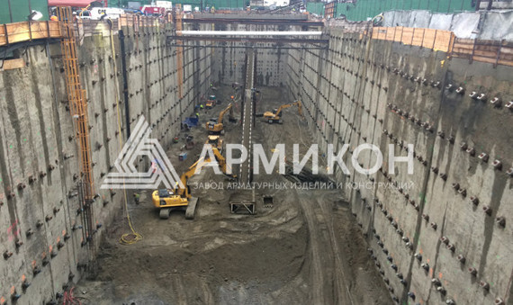 Арматурные каркасы для стен в грунте "АРМИКОН"